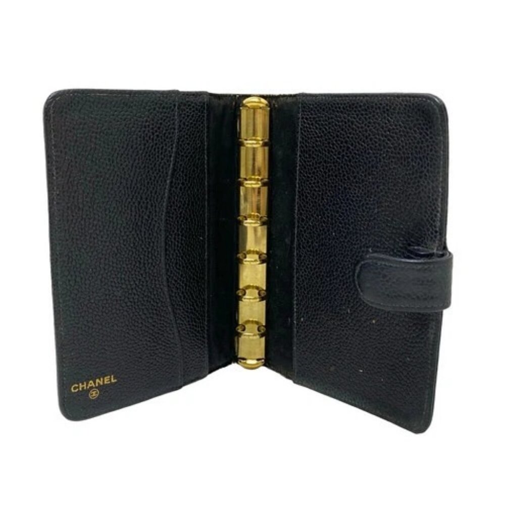 CHANEL - Black Calfskin Agenda Gold hardware - Picture 3 of 11
